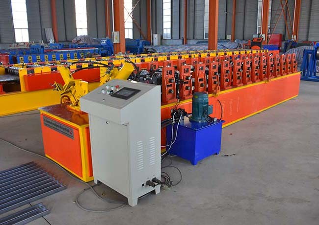 Double Profile Metal Stud Roll Former , Keel Making Machine With Memorial Gate Frame
