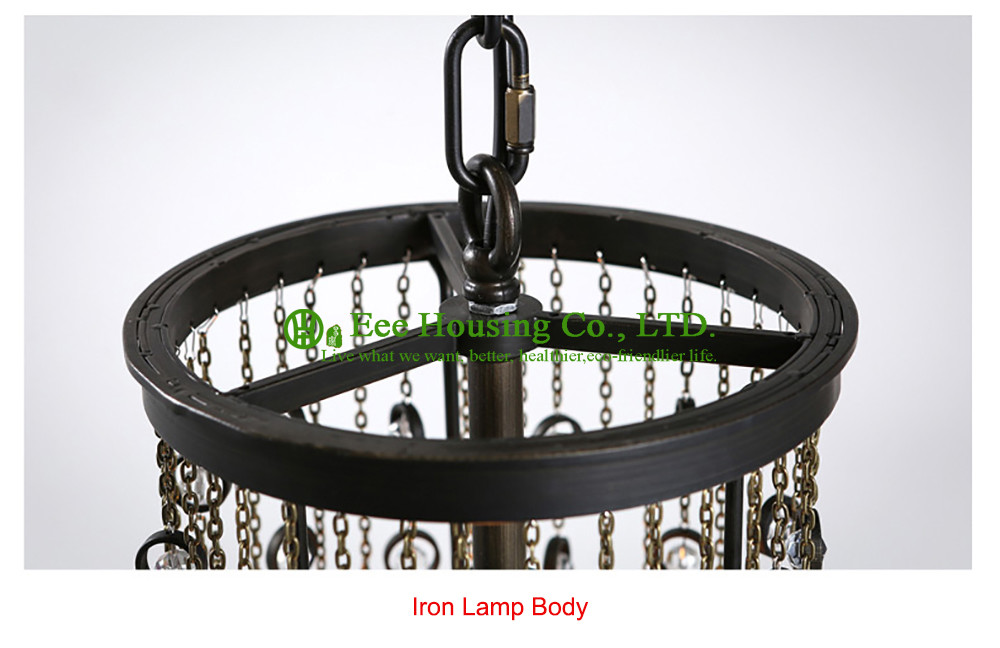 Crystal Ceiling lamp suspended ceiling lighting interior Bridcage chandeliers & pendant lights