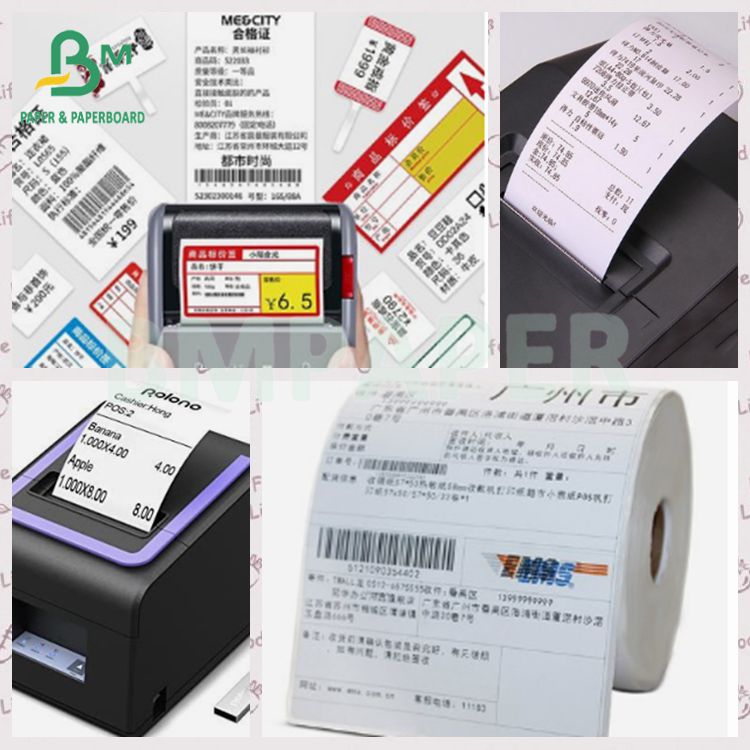 55gsm POS Paper 80mm * 80m Mini Printer Autoad Thermal Paper Roll