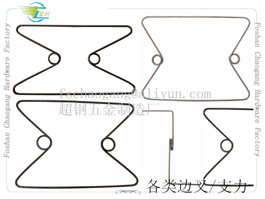 M Shaped Mattress Hardware Support Spring , Mattress Edge Guard High Strength