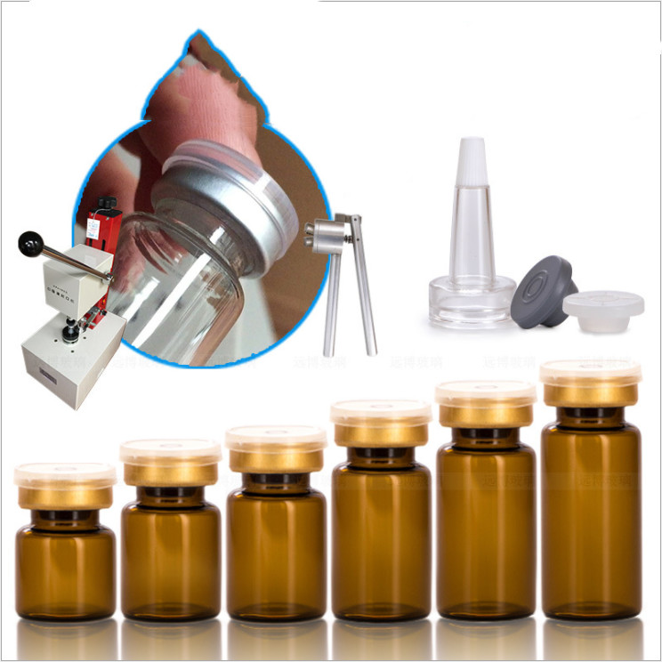 Disposable Silk Printing 3ml Medicine Glass Vials For Essential Oil