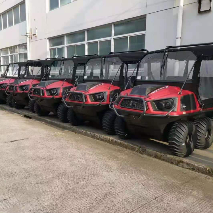 8 Wheels Drive Flood Rescue Amphibious Vehicle For Lake