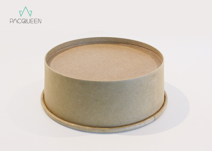 Compostable Plain Kraft Paper Takeaway Food Containers Bowls For Street Food