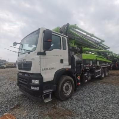 Robust Structure 3 Axles Concrete Boom Pump Truck 2021 Zoomlion 50m With Sitrak