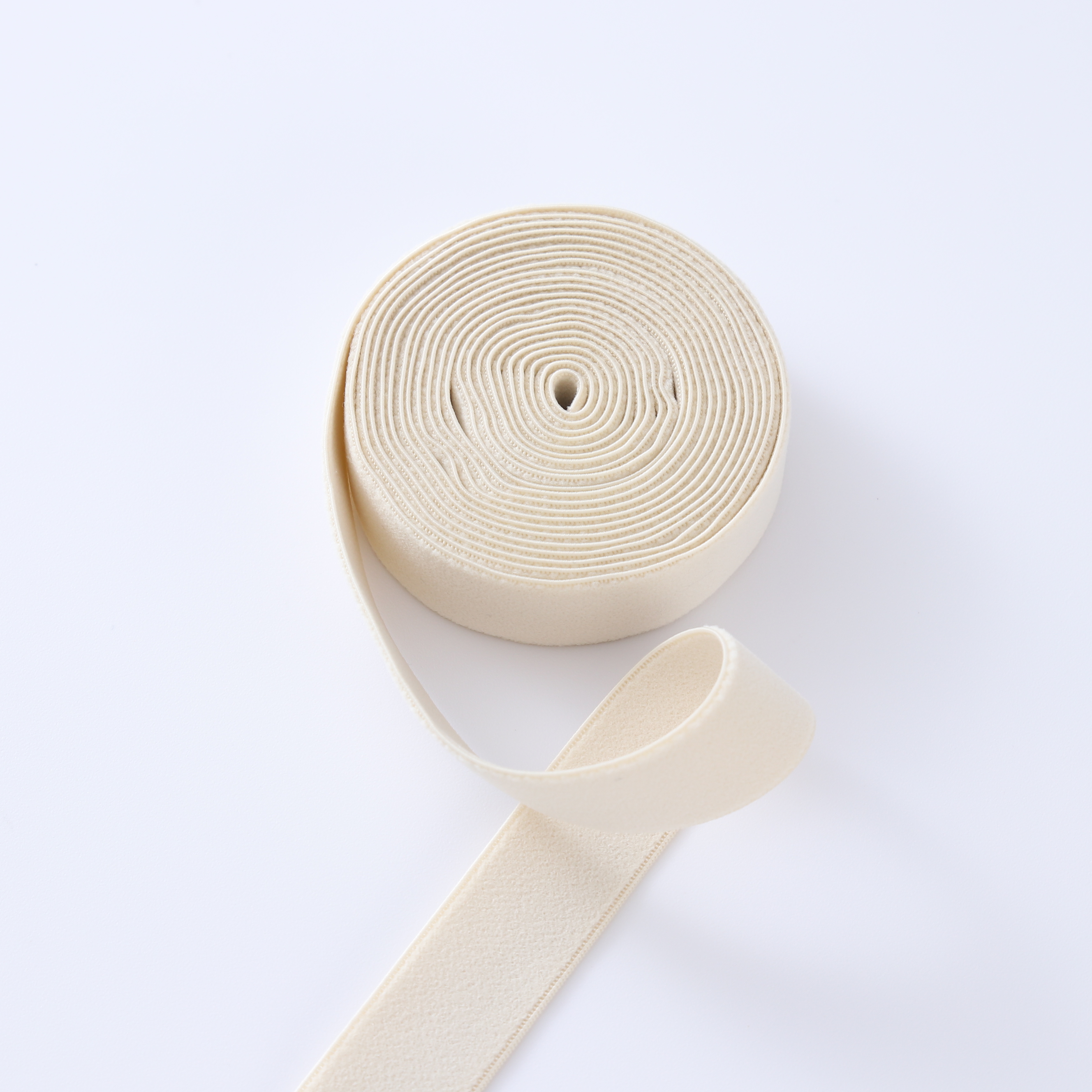 Custom Logo plush nylon elastic Spandex Bra shoulder Band webbing strap tape for Swimwear underwear bra