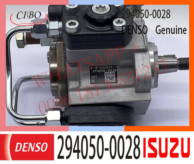 294050-0028 DENSO Diesel Engine Fuel HP4 pump 294050-0028 8-87602049-7 8-87602049-3 For 6H04 Engine