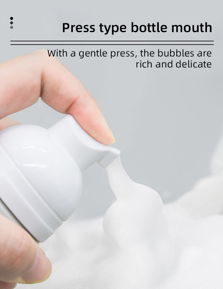 120ml 150ml Foam Pump Bottle Pet Pp Travel Soap Transparent Packaging 48mm Od