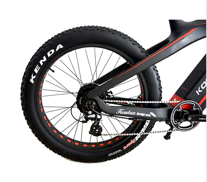 45Km/h Max Speed 48V500W 26 inch Fat Tire Electric Mountain Bike with Sensor Smart Type