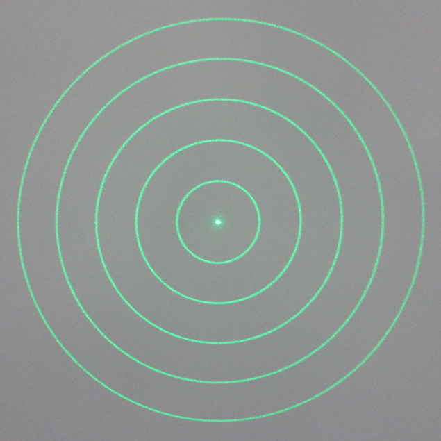 Five Concentric Circles DOE Laser Module With Round Spot