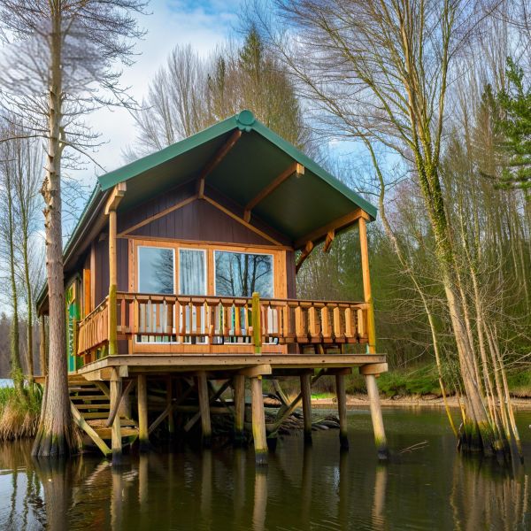 B&B Single Person Glamping House with A Kitchenette And Bathroom