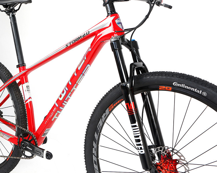 Carbon Fiber Mountain Bicycle With Single Crankset SHIMANO M6100 12S For Sale