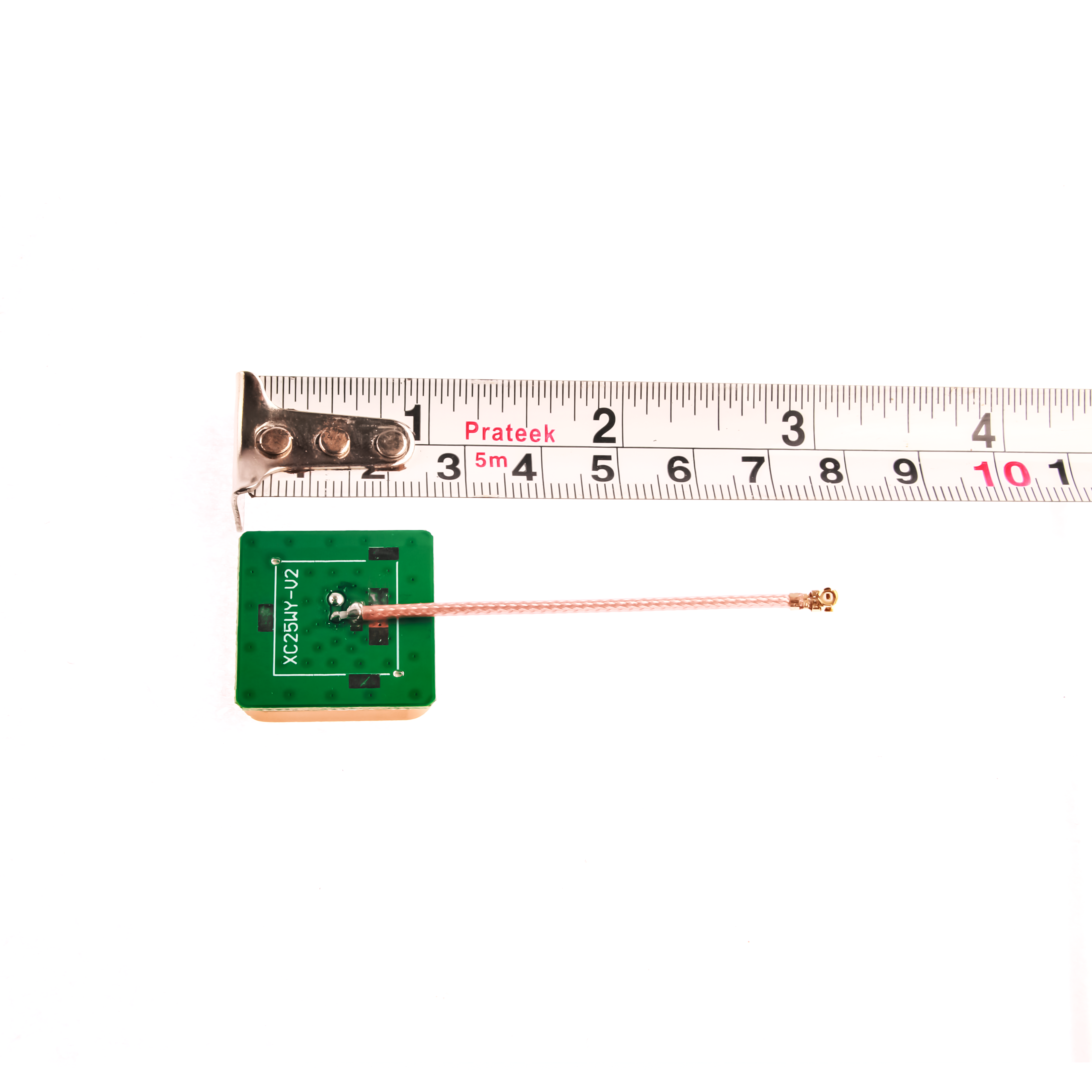 LNA Amplifier Active GPS Ceramic Patch Antenna 28dB High Gain with Filter 25*25*8mm R.H.C.P