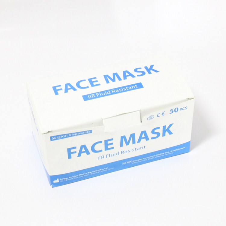 CMYK Recycled KN95 Face Mask Corrugated Paper Box