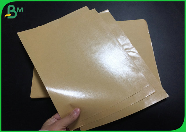 24inch 30inch 40gr 50gr 60gr Brown Paper Coated PE 1 Side For Food Paper Bags 