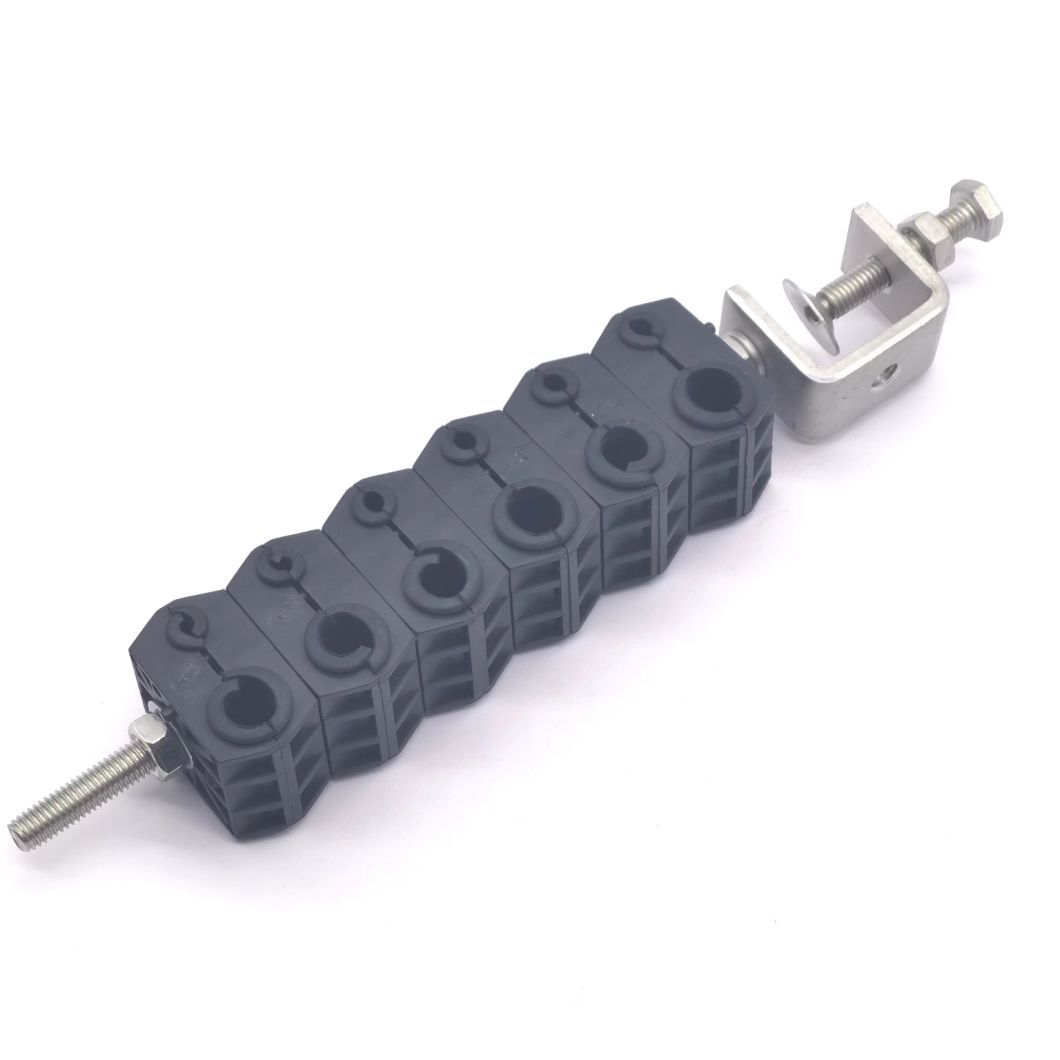 Combined Cable Clamp for Rru Fiber Optical Cable and DC Power Cable