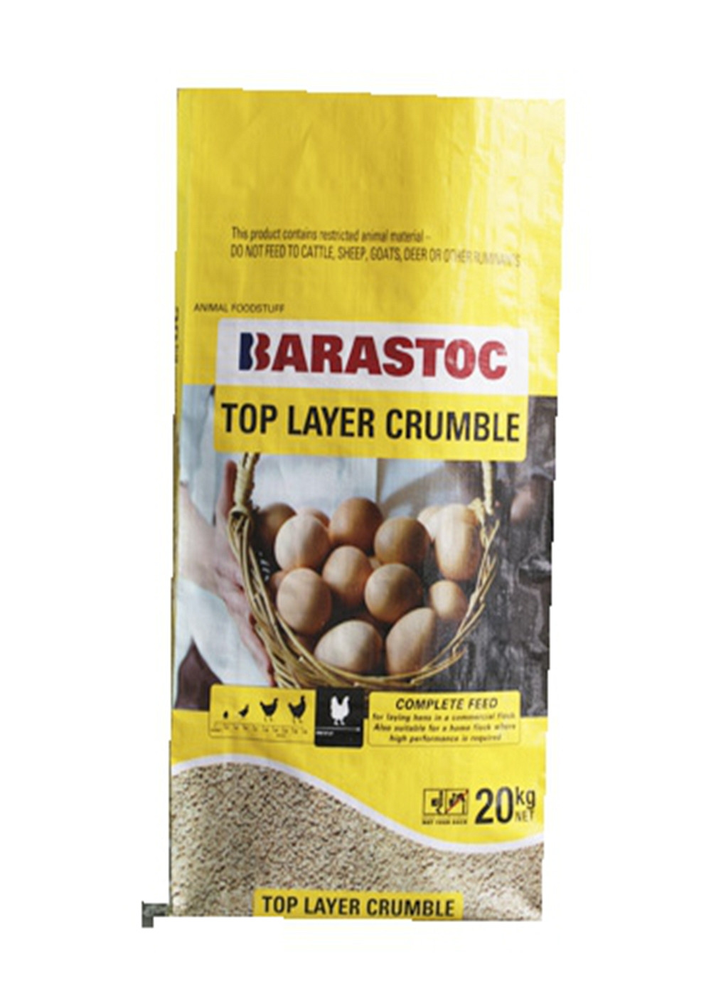 BOPP Laminated PP Woven Seed Bags 25Kg , Polypropylene PP Woven Sacks