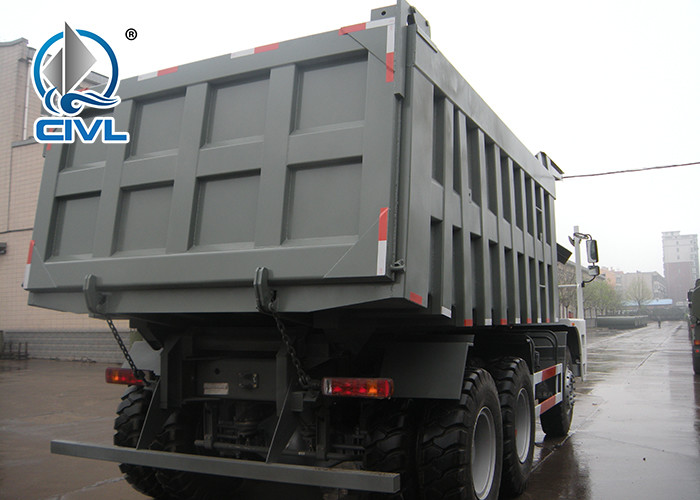 WD615.47 70 Ton Mining Heavy Duty Dump Truck 6 X 4 12.00 - 20 Tires Mining Tipper Truck