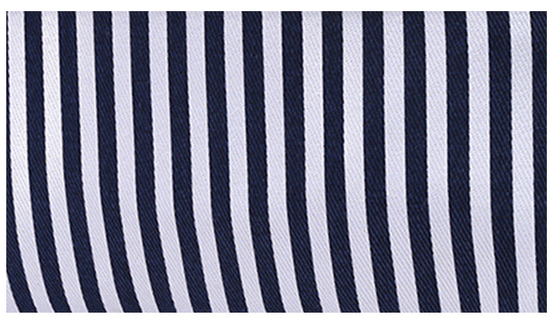 Portable Vintage Stripe Cotton Canvas Cosmetic Travel Case