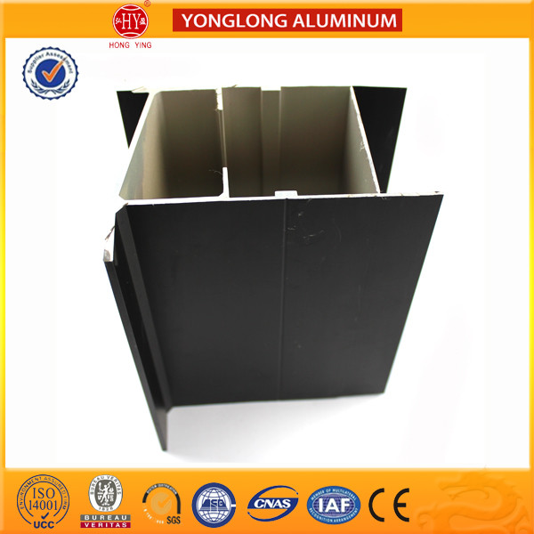 Powder Coated Aluminium Profile For Windows Or Doors Frame Champangn , Bronze