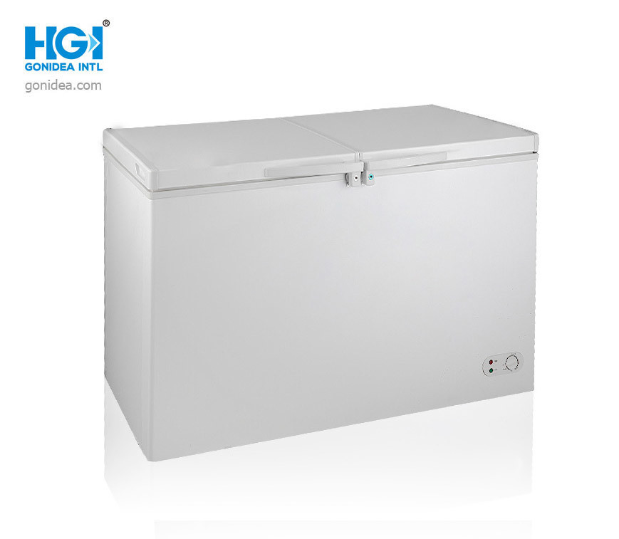 Wholesaler Top Open Commercial Freezer Double Door Chest Freezer Model Bd/Bc-800dq