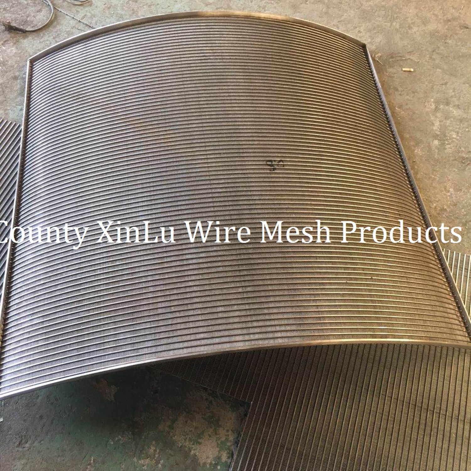 Wedge Wire Flat Panel Johnson Screen Mesh with Flat Plate Dewatering Screen Panel Sieve Bend Screen Plate
