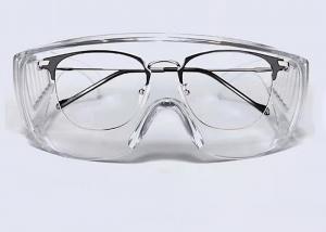 China PVC Frame Safety Glasses Dust Protection Anti Fog Design With Breathing Mouth on sale