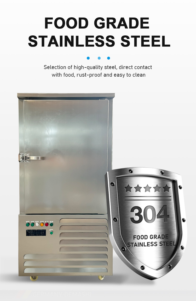 Instantly Freezing Quick Freezer Machine Strawberries Blueberries Mobile Blast Freezer