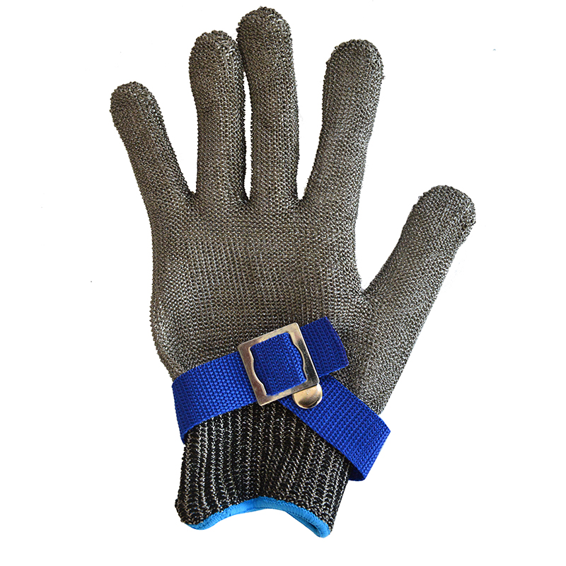 XS-3XL CE/ Stainless Steel Wire A6 Cut Resistant Safety Gloves for Butcher Food Contact