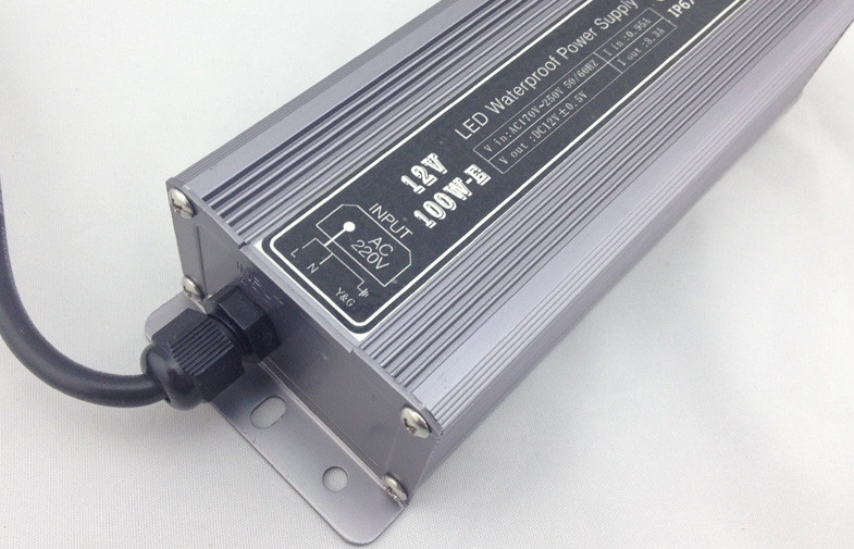 Outdoor Ac To Dc Constant Voltage LED Power Supply 12V 100W Environmentally Friendly