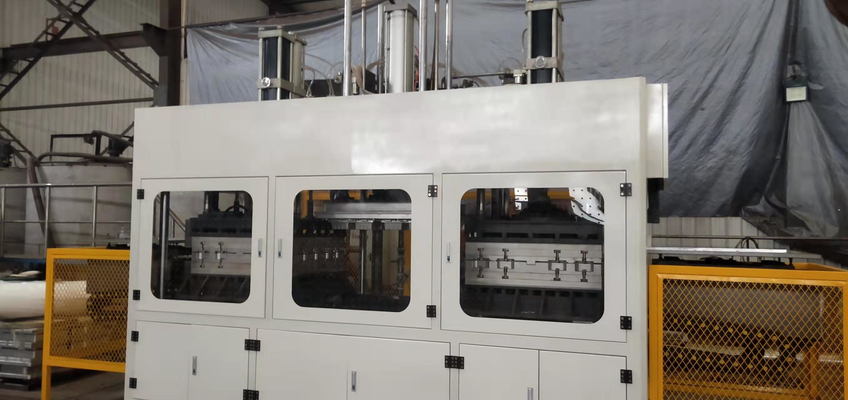 Aluminum Alloy Paper Pulp Molding Machine 380V Sugarcane Making
