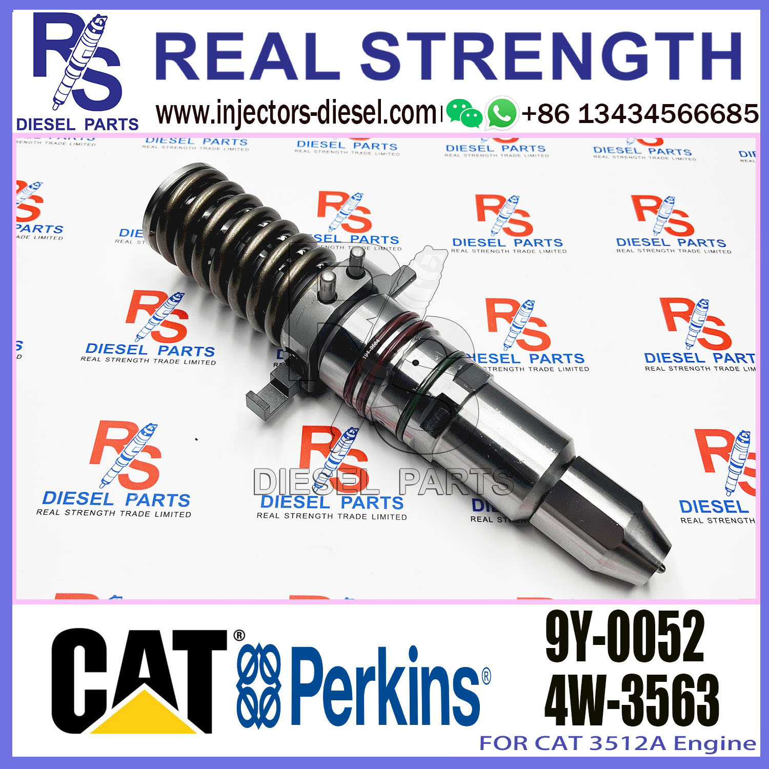 Fuel Injectors 9Y-0052 7E-6408 7E-3384 0R-3052 OR-3052 7C-4175 OR-3051 7E-9983 9Y-4544 0R-3883 0R-0906 for Caterpillar
