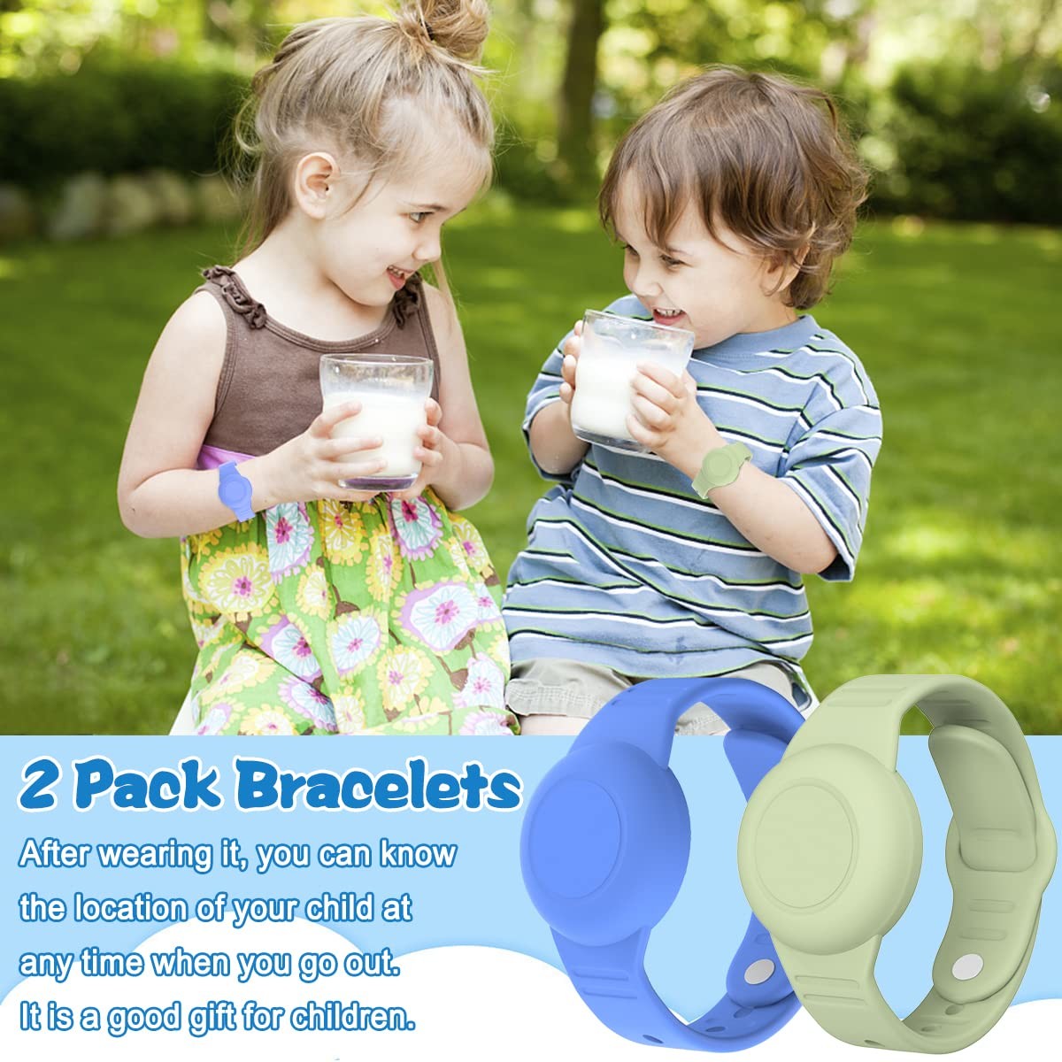 Waterproof Kids Silicone Airtag Bracelet For Wristband Of AirTag GPS Tracker Case For Air Tag Holder Strap Band