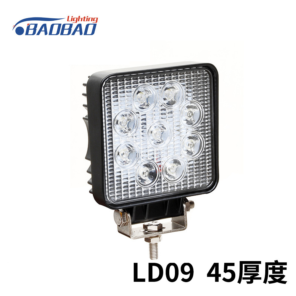 LD09 45mm 27W 9LED led work light