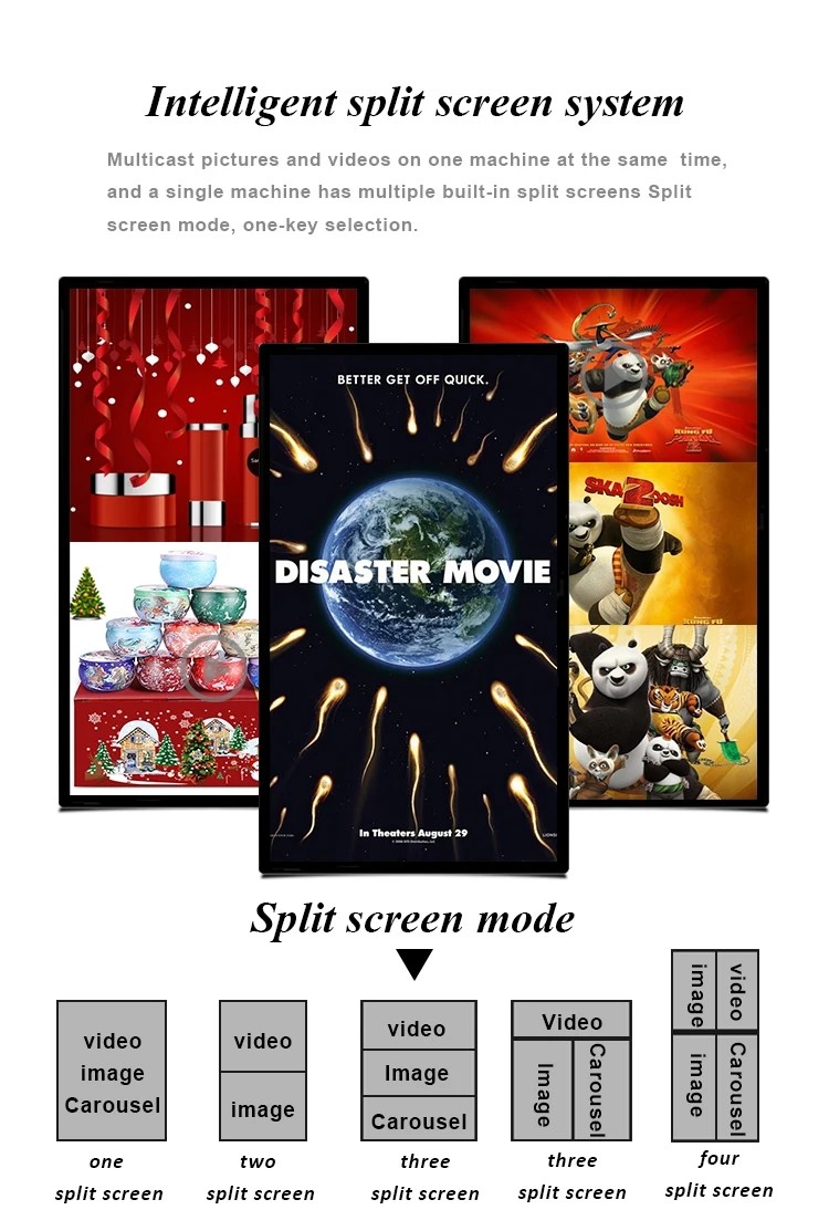16:9 Large Interactive Touch Screen Computer Kiosk 21.5 32 43 55 65 Inch