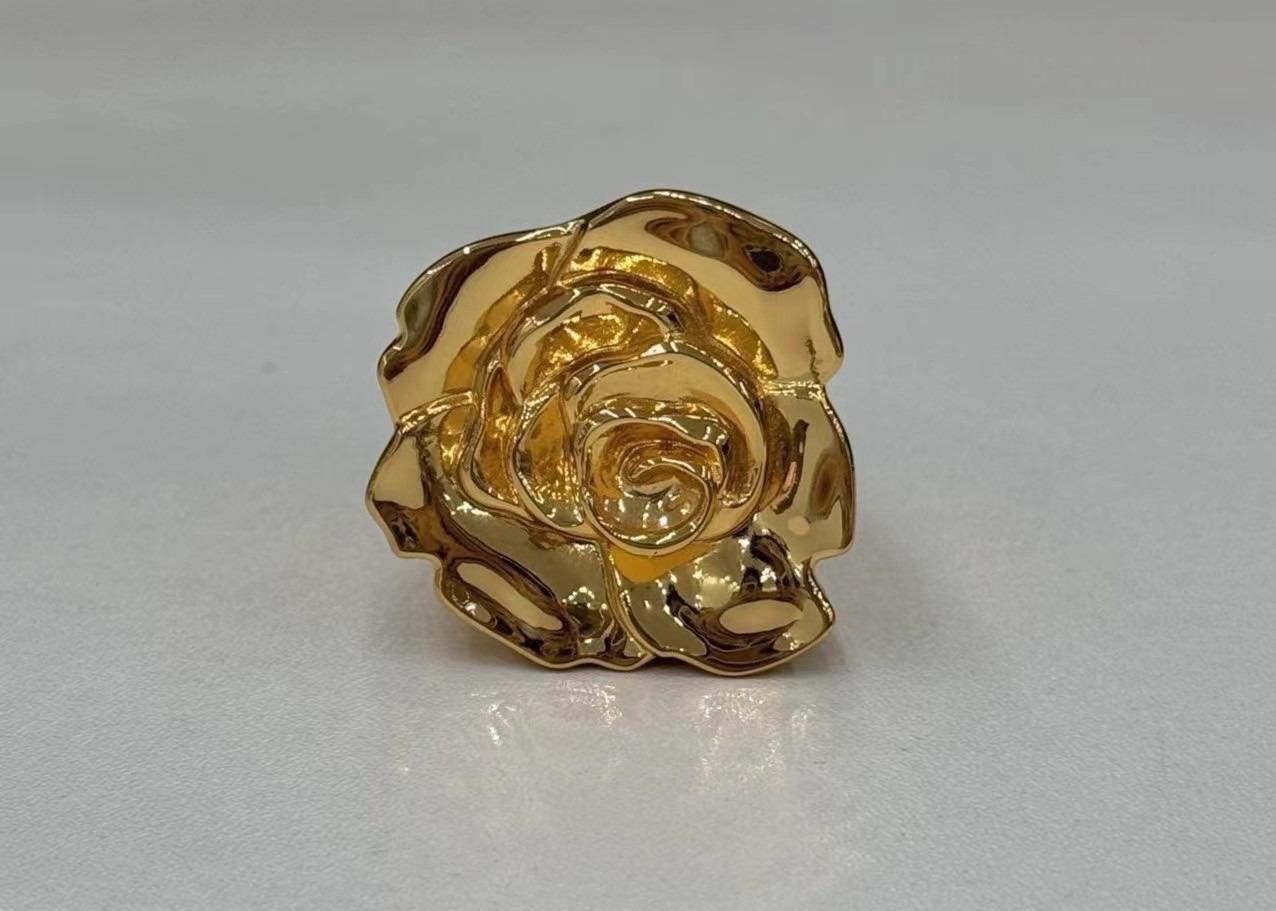 Flower-Shaped Zinc Alloy Perfume Bottle Caps For Eco-friendly Packaging