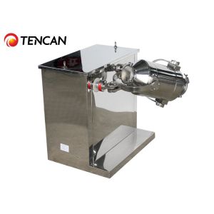 Three Dimensional Powder Mixing Machine , 5 - 100L Powder Blender Machine