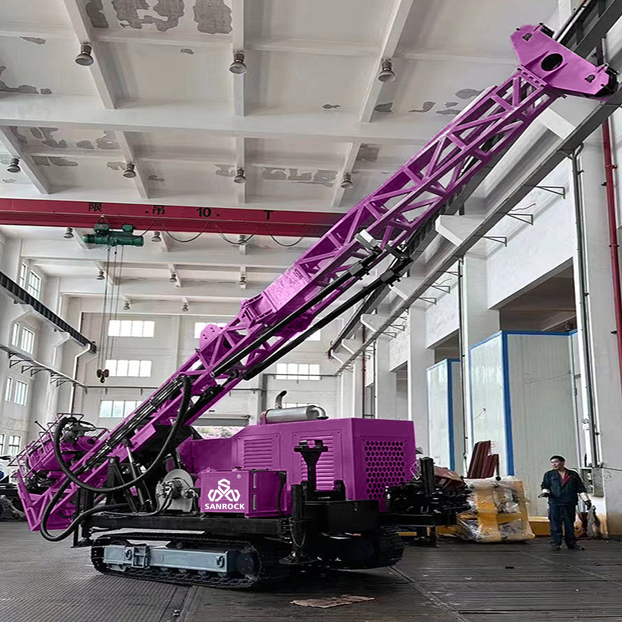 Core Drilling Rig With Mud Pump Hydraulic Exploration Equipment Geological Drilling Rig