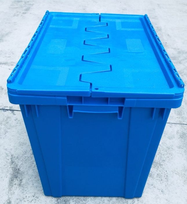 Heavy duty plastic moving box large storage box
