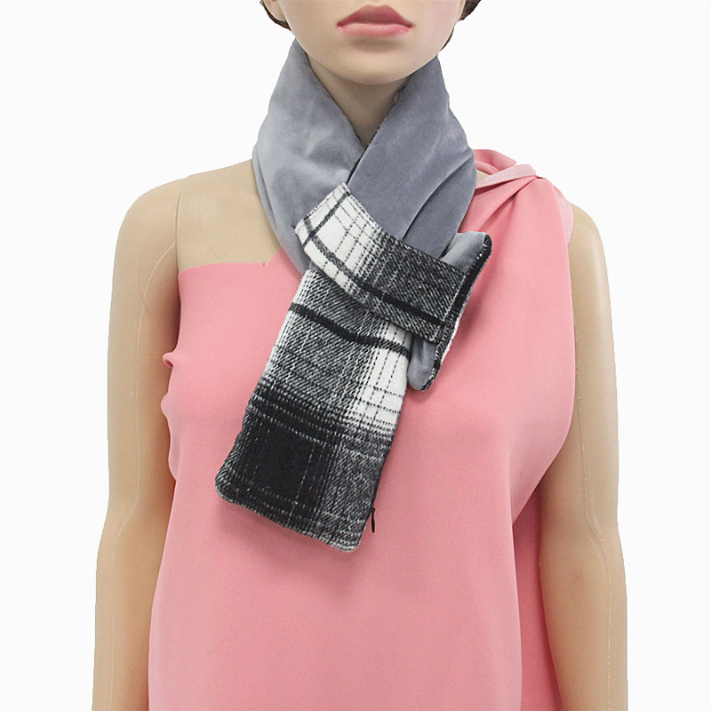 Graphene film Electric Heating Scarf Warm Winter Soft Neck Cover Camping Scarf