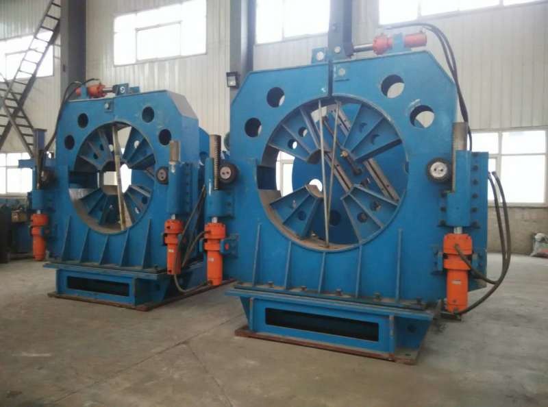 High Efficiency Carbon Steel Pipe Beveling Machine Double Hydraulic Cylinders Driven