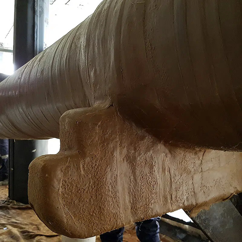Brown Color Petrolatum Tape For Steel Pipes Flange And Valve Awwa C 217 Standard