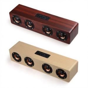 Buy cheap 4000mah Wooden Bluetooth Wireless HIFI Speaker Portable Music SoundBar AUX Handsfree for TV product