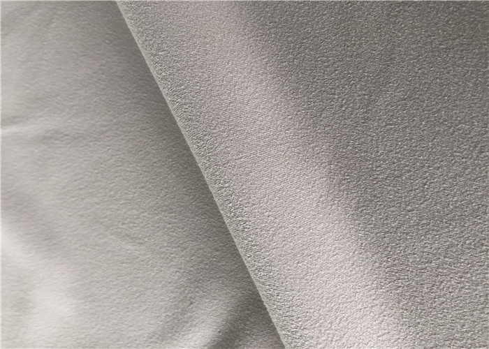 50D Polyester Spandex Fabric Single Side Peached Stretch