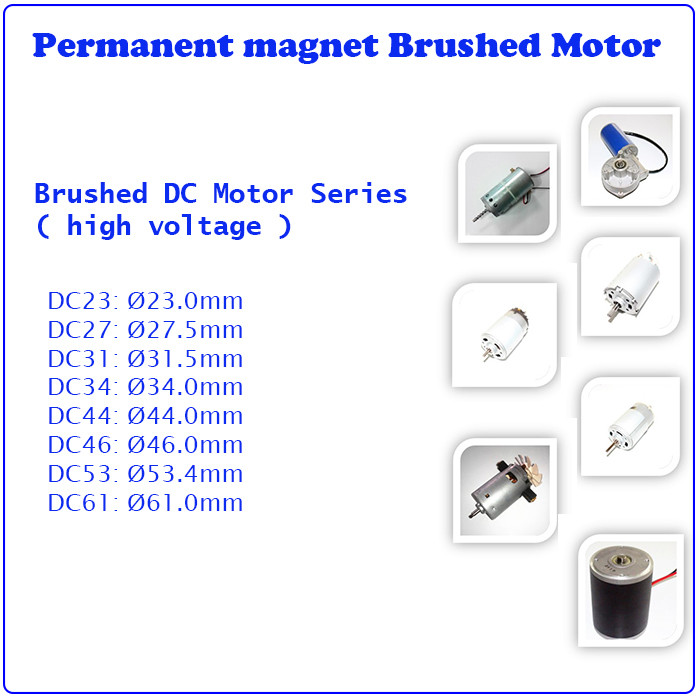Carbon Brushed Permanent Magnet DC Motor 230v 1000w for Power Tool