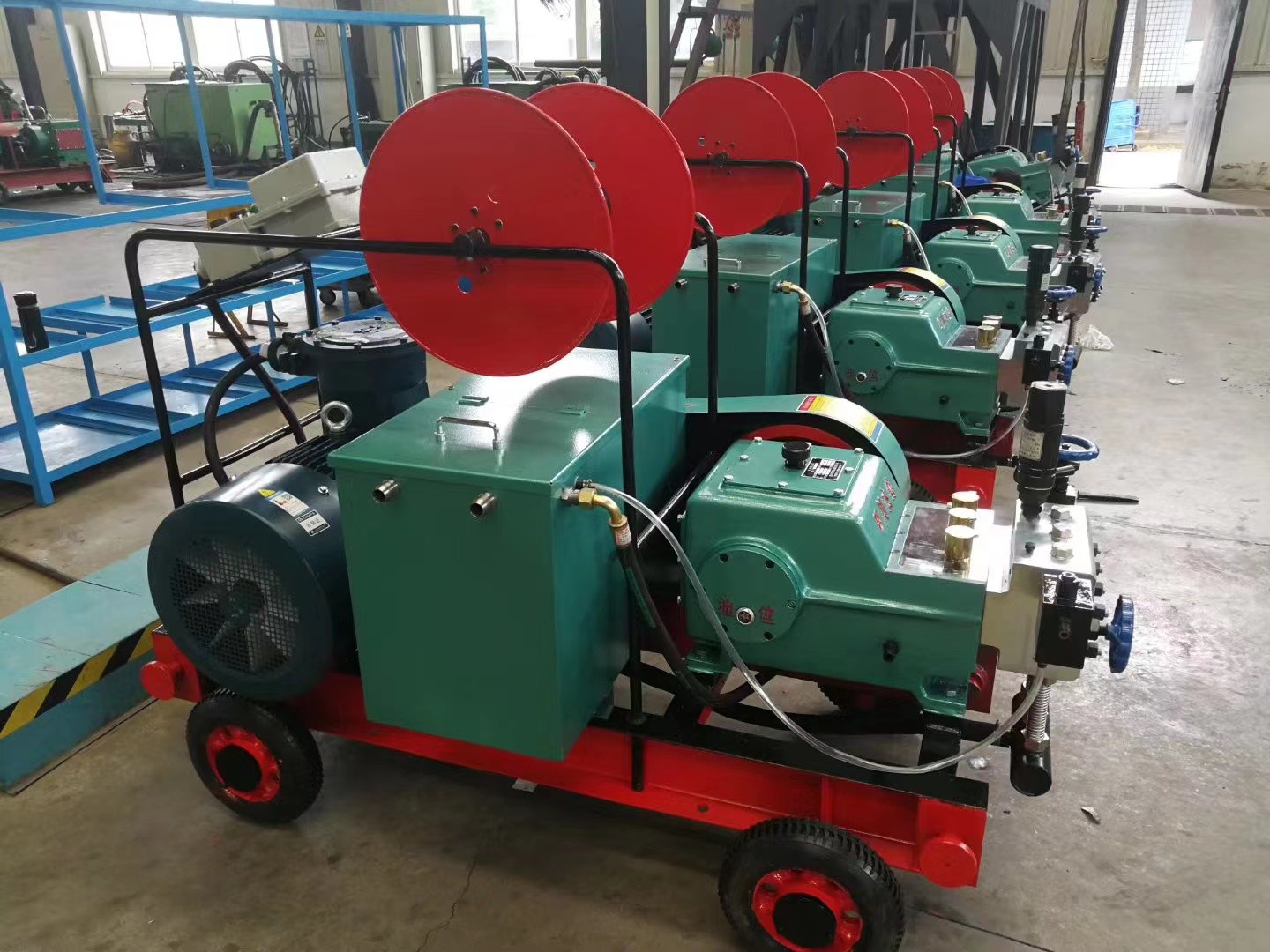 10000psi Pipe Pressure Testing Equipment 13L/ Min Hydro Testing Pump