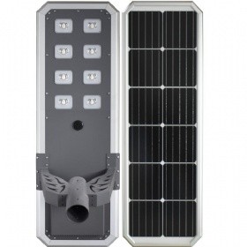 HoT Sale 100w 80w Flat integrated Solar street Lamp For City Road all in one solar street light with ROHS & CE