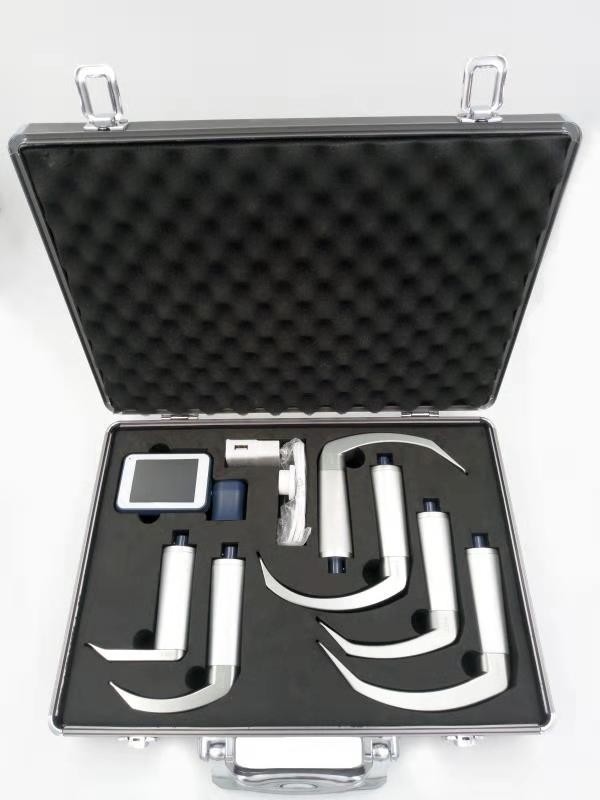 Veterinary flexible Bronchoscopy Fiber Optic Anesthesia video laryngoscopy airway pediatric stainless Miller Macintosh
