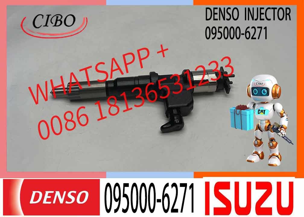 Neutral And New Common Rail Fuel Injector 095000-6271 8-97610254-1 For HI-ON 6WF1 6UZ1 Engine 095000-6272 8-97610254-2
