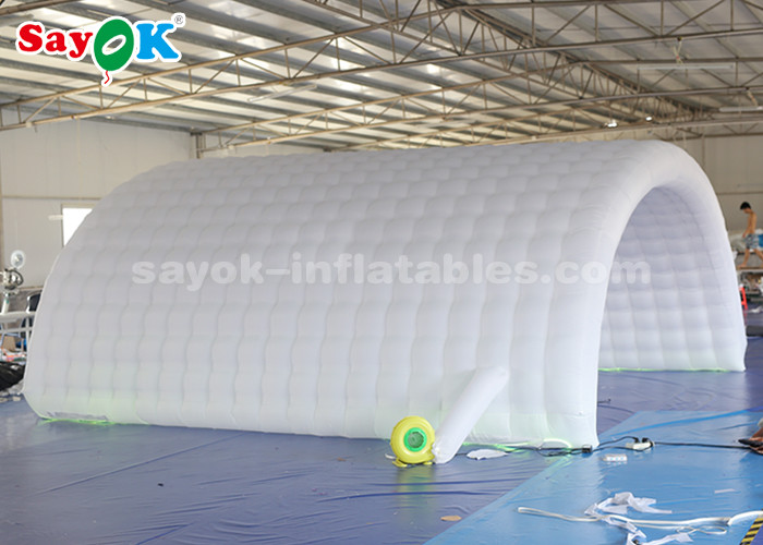 Inflatable Family Tent White Sports Entrance Inflatable Air Tent Easy To Clean And Carry