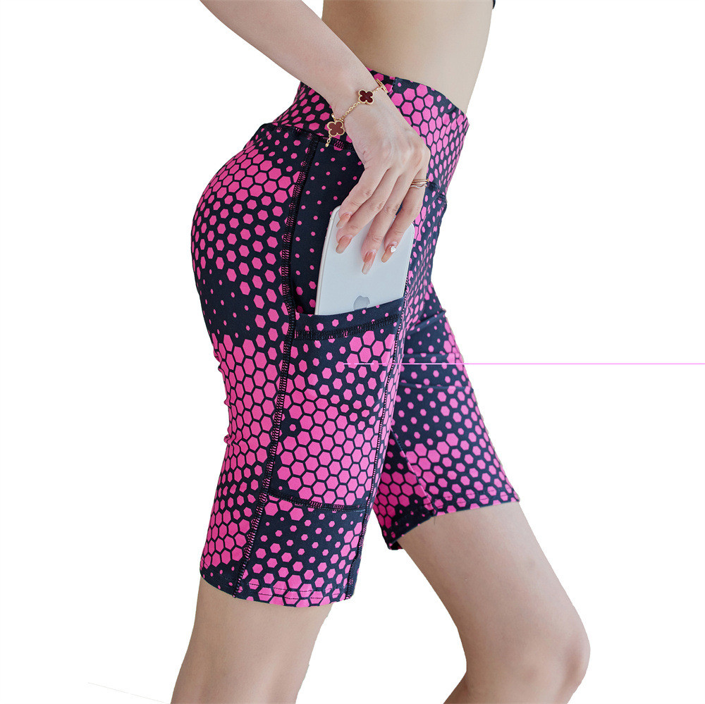 High Waist Five-Quarter Custom Design Leggings